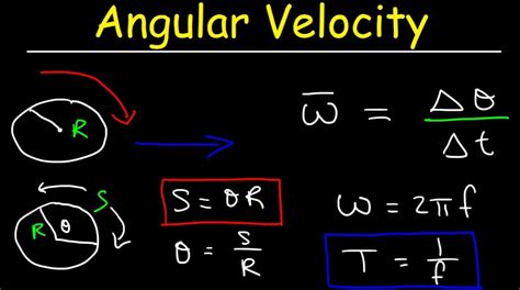 calculate angular velocity.